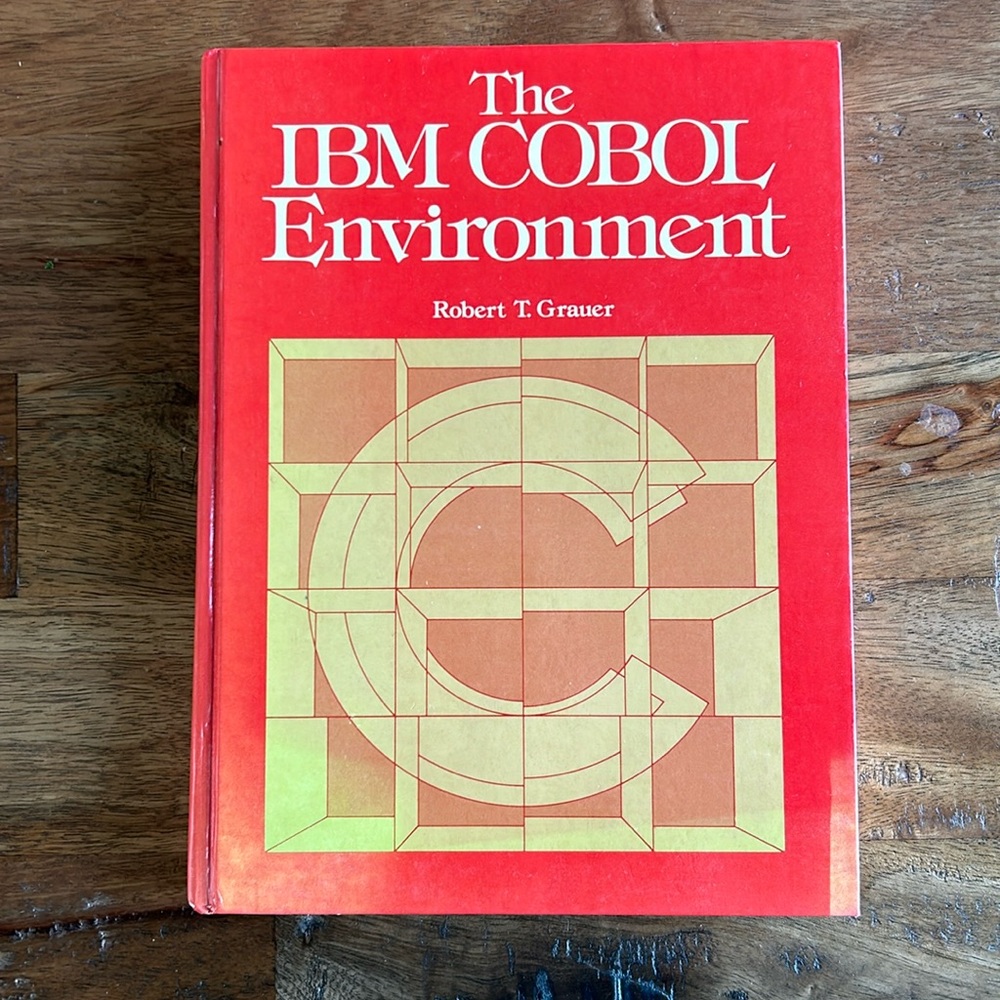 Vtg The IBM COBOL Environment Hardcover Book